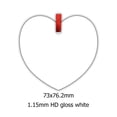 thumbnail image 1 of BEAUTYSUB LS-CO005 blanco brillante de una cara HD de 1,15mm, adornos navideños personalizados por sublimación de alta definición, decorativos, 1 of 4