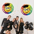 thumbnail image 6 of PMU Graduation Smiley Graduate 18 Inch Mylar Foil Balloon Pkg/5, 6 of 8