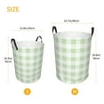 thumbnail image 5 of Balery,Laundry Hamper With Handles Laundry Basket Pistachio Green Checkboard Round Laundry Baskets Circular Hamper For Bathroom Organizer Basket Lightweight Storage Baskets For Bathroom, 5 of 8