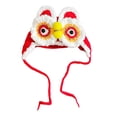 thumbnail image 1 of Sombrero de mascota de Año Nuevo chino Yuyangstore Ropa de punto para gatos cubierta para la cabeza vestido ajustable S, 1 of 8