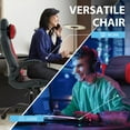 thumbnail image 7 of CL.HPAHKL Red Gaming Chair, Ergonomic Computer Chair Gaming High Back PU Leather Gamer Chair with Lumbar Support, Height Adjustable Video Game Chair for Adults, 7 of 7