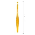 thumbnail image 5 of Ommi Ergonomic Handle Crochet Hooks | Handcrafted 7’’ Crochet Hook | Knitting Needle, Craft Yarn Weave | Best Gift! (Yellow, 5 mm), 5 of 7