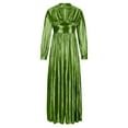 thumbnail image 5 of Njagoc3 Womens Long Sleeve Solid Color Maxi Dress, Floor - Length, Formal Evening & Prayer Outfit, 5 of 6