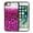 Pink Glitter With Black Pink Leopard, variant on FINCIBO Soft Rubber Cover Case for Apple iPhone 7/8 4.7" (NOT FIT Apple iPhone 7 PLUS 2016 5.5" or Apple iPhone 8 PLUS 2017 5.5"), Yellow Glitter Black/White Leopard & Black/Yellow Leopard