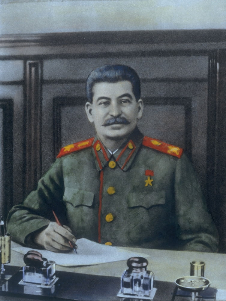 Joseph Stalin Premier of Soviet Union Poster Print by Science Source