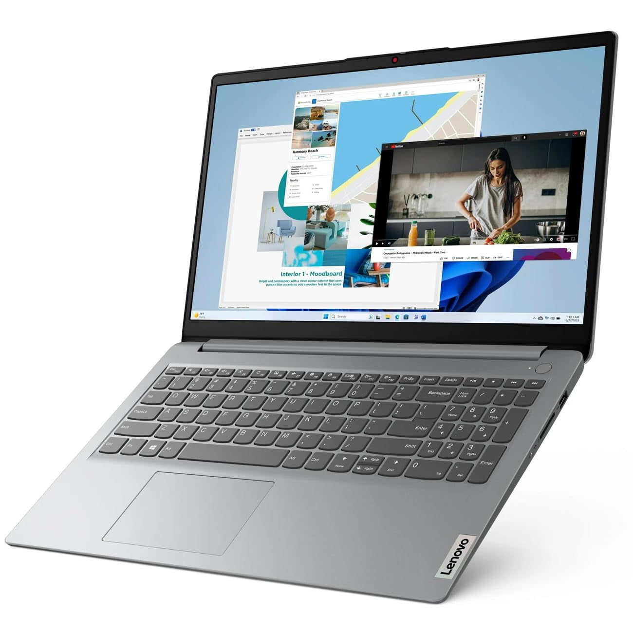 Lenovo IdeaPad 1i Laptop for Business & Student, 15.6 FHD Display, 12th Gen Core i5-1235U, 16GB RAM, 1TB PCIe SSD, WiFi 6, Keypad, Long Battery Life, SD Card Reader, USB-C, PDG HDMI Cable, Win 11 Pro
