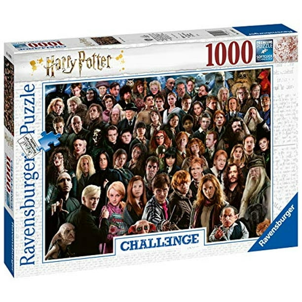Ravensburger Harry Potter Challenge 1000 Piece Jigsaw Puzzle para adultos - 14988 - Cada pieza es única, la tecnología de clic suave significa que las piezas encajan perfectamente