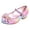 Pink, variant on Djtdsds Girls Glitter Bow Mary Jane Heels, Sparkly Princess Dress Shoes Color:Pink,Size:5.5-6 Years
