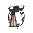 thumbnail image 2 of Meyda 148884 14 in. Wild Elks Wall Sconce, Timeless Bronze & Silver Mica, 2 of 2