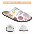 thumbnail image 3 of Fotbe Happy Easter1 Pantuflas Peludas para Mujer con Estampado, Zapatillas de Peluche, Zapatos de Invierno para Casa, Uso Interior y Exterior-Large, 3 of 8