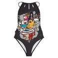 thumbnail image 3 of Adventure Time Women's One-piece Swimsuit Bathing Suits High Neck Tummy Control Swimwear Swim Suit 2XL, 3 of 7