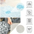 thumbnail image 4 of Luxury Bathroom Rug Mat 17.3"x13.4", Extra Soft and Absorbent Microfiber Bath Rugs, Non-Slip Bath Carpet, Machine Wash Dry, Bath Mats for Bathroom Floor, Tub and Shower-Vintage Luxury Flower, 4 of 4