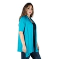 thumbnail image 6 of Plus Size Elbow Sleeve Open Front Cardigan, 6 of 10