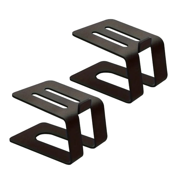 7829 Contemporary Black Iron Speaker Stands produced For Perfect Hearing Height And Placement
