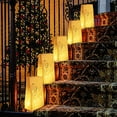 thumbnail image 4 of 50 PCS White Luminary Bags with Hearts, Flame Resistant Can, 4 of 7