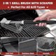 thumbnail image 3 of Grill Brush for Outdoor Grill, BBQ Brush for Grill Cleaning, 18" Grill Cleaner Brush and Scraper for Gas/Porcelain/Charbroil Grates, Smoker Grill Acce, 3 of 5