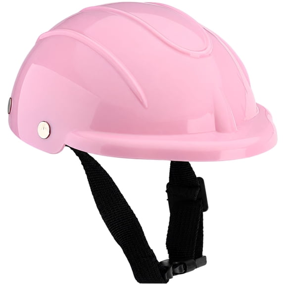 Dog Helmets for Small Dogs, Size S 3.7 x 1.6 in / 9.5 x 4 cm Small Dog Helmet for Cat, Adjustable Motorcycle Helmet for Puppy, Cool Pet Safety Hat for Biking Outdoor Frenchie Toy Poodle, Pink