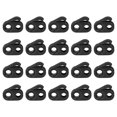 thumbnail image 1 of Unique Bargains 20Pack Alloy Spring Cord Lock Ends Toggle for Shoelaces Black 15x11.5mm, 1 of 5