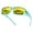 Blue Frame Night Vision Polarized Yellow Lenses, variant on FEISEDY Men Women Night Driving Glasses Fit over Glasses Anti-Glare Polarized Wrap Yellow Sunglasses Over Glasses B2593