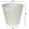 thumbnail image 2 of Root & Vessel Cali Round Planter, Mint, 8", 2 of 7