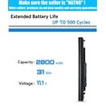 thumbnail image 6 of 10.95V JC03 New Laptop Battery Replacement for HP 15-bs 15-bw 17-bs Series 919701-850 919700-850 919681-421 HSTNN-LB7W HSTNN-DB8E TPN-C129 TPN-C130 TPN-W129, 6 of 6