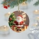 thumbnail image 1 of Adorno navideño | Decoración colgante de Papá Noel para árbol, corona y hogar | Colgante navideño de acrílico para chimenea, coche y decoración de fiestas | Regalo para familiares y amigos, 1 of 4