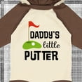 thumbnail image 4 of Inktastic Daddy Little Putter Mini Golf Boys or Girls Long Sleeve Baby Bodysuit, 4 of 5