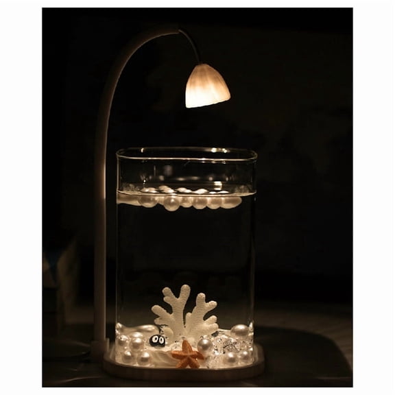 1 x Glass fish tank 1 x Charging cable-As Shown