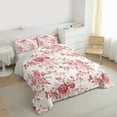 thumbnail image 3 of Feelyou Rustic Farmhouse Floral Bedding Comforter Set, Retro French Style Twin Comforter Sets, Romantic Garden Flower Reversible Bedding Set, Luxury Bedroom Decor, 2 Pieces, 3 of 8