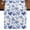 White Light Blue Dark Blue, variant on Table Runners 108 Inches Long Dress Scarves, Valentine's Day Farmhouse Coffee/Dining/Kitchen Table Runner for Living Room, Colorful Heart Love Modern Minimalist 13x108 Inch