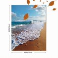 thumbnail image 3 of Qisvanset Full Moon Rough Ocean Canvas Print 12x16 Inch Bar Kitchen Decor, 3 of 8