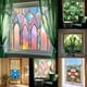 thumbnail image 4 of Pegatinas de Ventana Coloridas Retro de PVC Electrostáticas, Calcomanías de Vidrio de Iglesia Vintage, Pegatinas de Pared, Papel Tapiz Artístico para el Hogar., 4 of 5