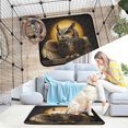 thumbnail image 7 of RMDQTR 3Pack Set of Small Pet Potty Pads Reusable Ultra-Absorbent Pet Training Pads Leak-Proof Pet Pads Owl under The Moon, 7 of 7