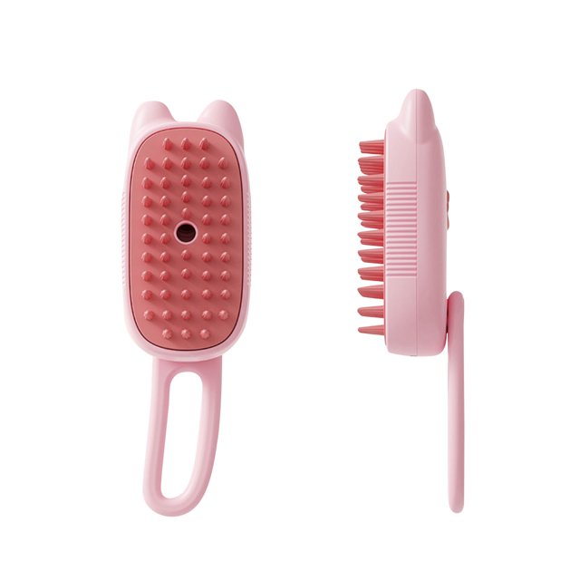 Promotion!Peine pulverizador eléctrico para mascotas,para gatos y perros,peine de masaje en aerosol,elimina el pelo flotante,suministros para limpieza de mascotas