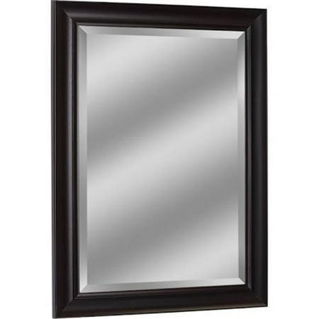 head west 6266 30.5 x 42.5 in. framed wall mirror - espresso