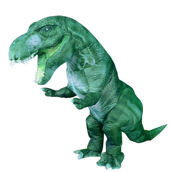T-Rex Dinosaur Inflatable Costume with Air-filled Fan for Halloween