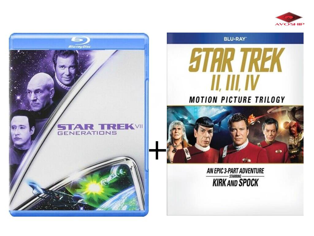 Blu-ray Patrick Stewart William Shatner 