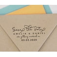 thumbnail image 4 of Printtoo Personalized Blue Self Inking Getting Married Custom Save The Date Rubber Stamper-68 x 30 mm, 4 of 6