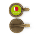 thumbnail image 1 of Bahrain Asiatique Drapeau Persan Golfe Coiffure Broche Pince à Cheveux Barrette, 1 of 3