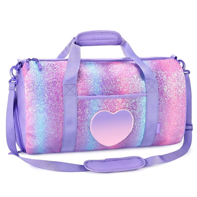 Bolsa de viaje Mibasies Dance para niñas y niños con compartimento para zapatos
