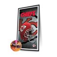 thumbnail image 2 of Cuadros Decorativos 5D bricolaje taladro redondo completo diamante pintura Kansas City Chiefs Home Decor (A2616) Wdftyju  de costura negro 4 estilos, 2 of 9