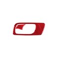 thumbnail image 3 of Driver Inner Door Handle Panel Trim Cover Carbon Fiber for Acura TSX 2003-08 Red, 3 of 4