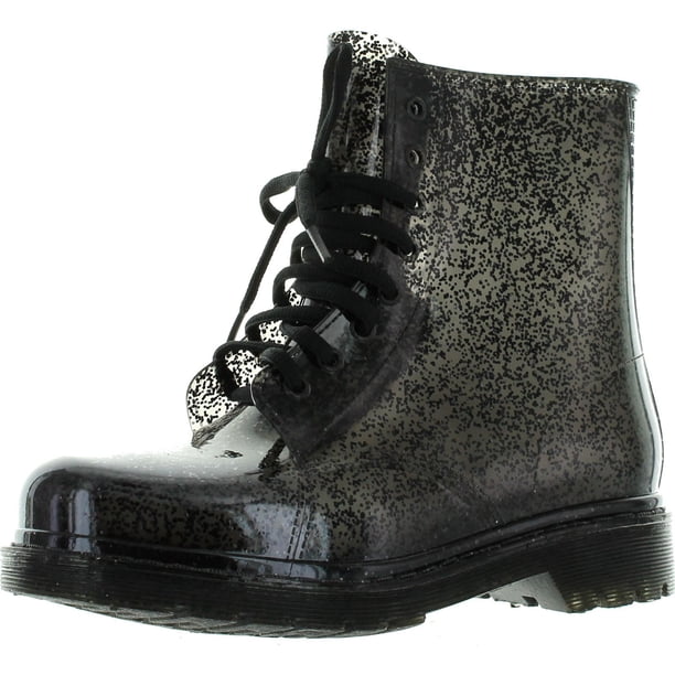 studded jelly rain boots