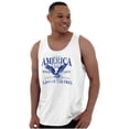 thumbnail image 4 of USA Land of the Free Patriotic Eagle Tank Top T Shirts Men Women Brisco Brands M, 4 of 6