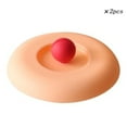thumbnail image 1 of Silicone Cup Cover Food Grade Stretchable Leak Proof Lid for Mugs Bowls Drinks 2-Pack, 1 of 3