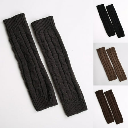 

Ybeauty 1 Pair Boot Socks Comfortable Solid Color Knee High Soft Skin-friendly Leggings Warmers for Women