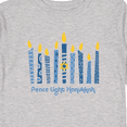thumbnail image 4 of Inktastic Peace Light Hanukkah Boys or Girls Long Sleeve Toddler T-Shirt, 4 of 5