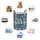 thumbnail image 4 of Balery Colorful Flowers Cesta de ropa redonda con asas, impermeable, independiente, para ropa, juguetes, dormitorio y familia-Small, 4 of 6