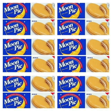 Moon Pies Mini Case lot 12 Boxes x 6 individual Moon Pies (Banana) Moon Pies Mini Case lot 12 Boxes x 6 individual Moon Pies (Banana)