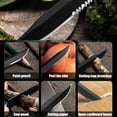 thumbnail image 3 of Kieccall Portable Outdoor Knife with Sheath and Necklace Compact Tool for Picnic Hiking Wilderness Survival, 3 of 8